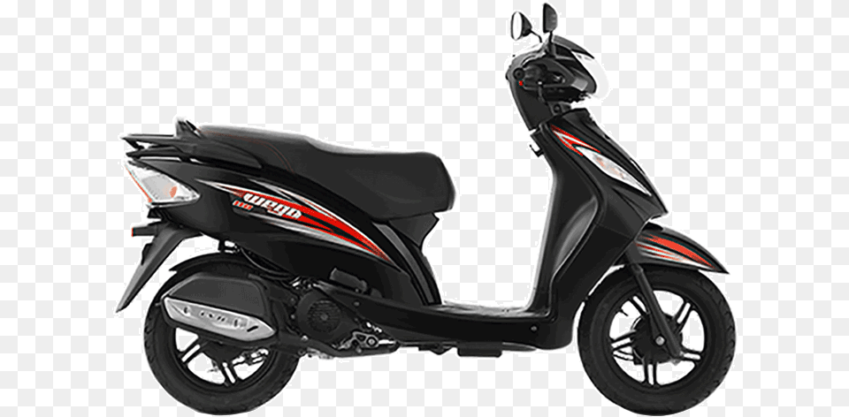 Aviator Tvs Wego Scooty, Scooter, Transportation, Vehicle, Motorcycle Png Image