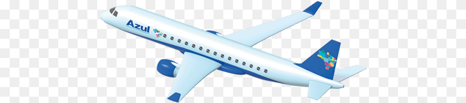 Avio Azul Aviao Azul, Aircraft, Airliner, Airplane, Transportation Png