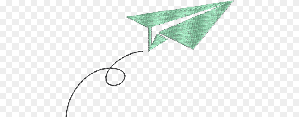 Aviozinho De Papel Hd Green Paper Plane, Art Free Png Download