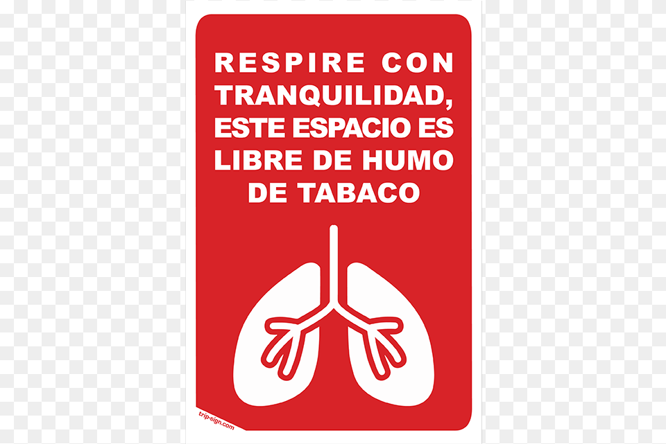 Aviso Senal Libre De Humo Tripsign Graphic Design, Advertisement, Poster, Food, Ketchup Png Image