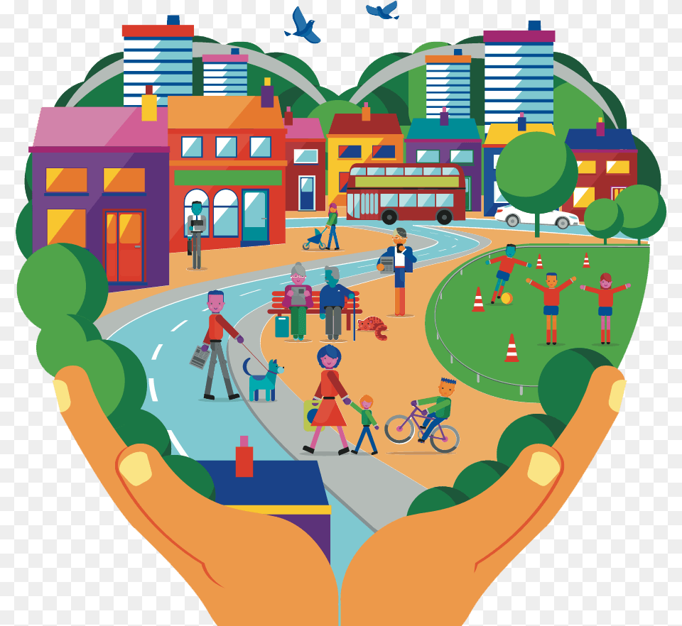 Aviva Local Community Community Clipart, Play Area, Neighborhood, Person, Outdoors Free Png