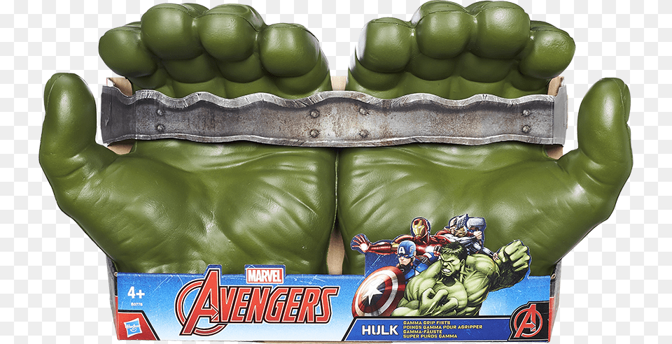 Avn Hulk Gamma Grip Fists Large Rekawice Hulk, Advertisement, Clothing, Glove, Baby Free Png Download
