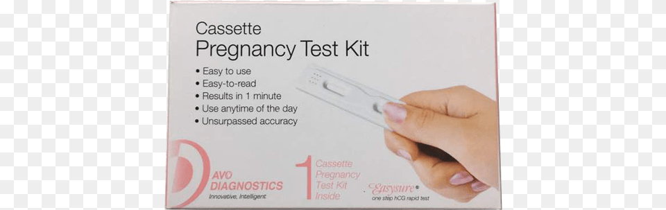 Avo Diagnostics Cassette Pregnancy Test Kit Malaysia Diagnosis Of Pregnancy Kit, Paper, Text, Baby, Person Free Png
