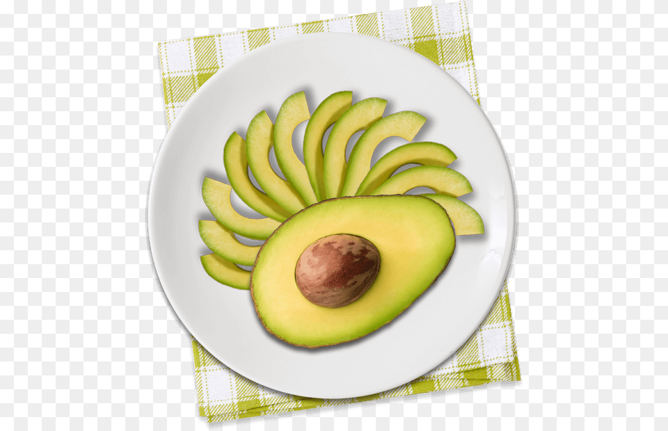 Avocado Avocado On A Plate, Food, Fruit, Plant, Produce Png