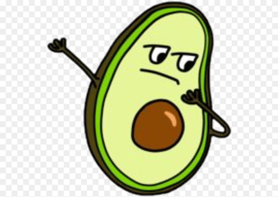 Avocado Dab Clipart Clipart Avocado, Food, Fruit, Plant, Produce Png