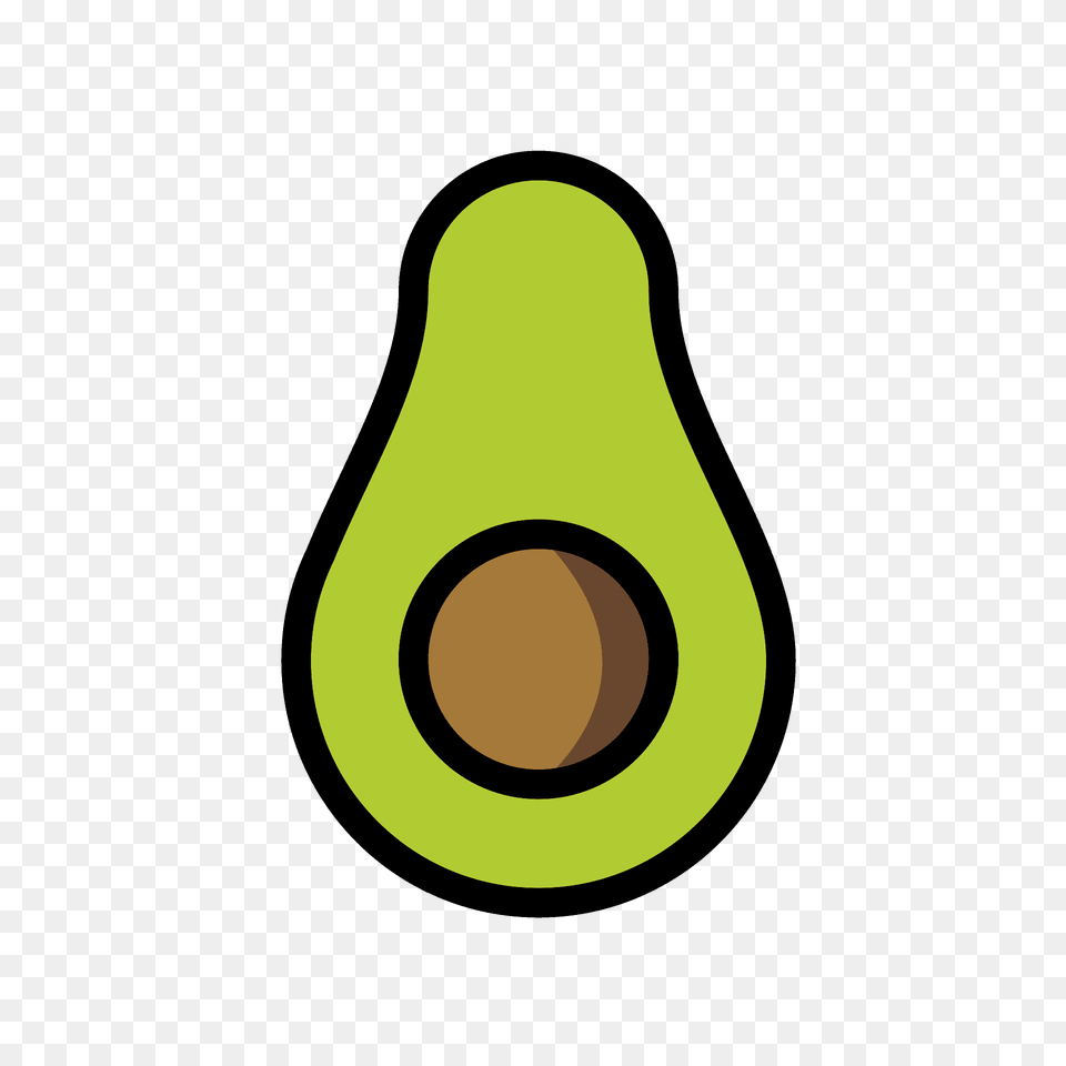 Avocado Emoji Clipart, Food, Fruit, Plant, Produce Png