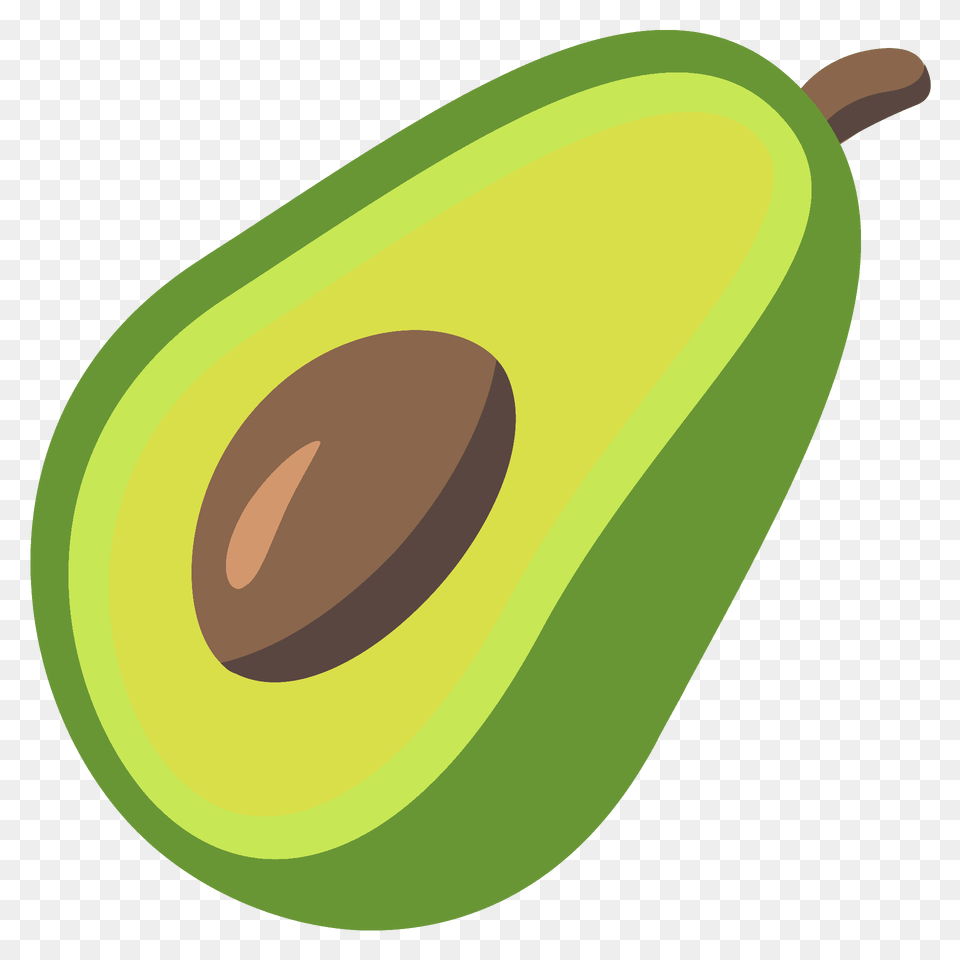 Avocado Emoji Clipart, Food, Fruit, Plant, Produce Free Png Download