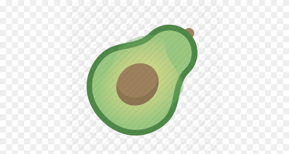 Avocado Food Green Guacamole Healthy Organic Icon, Fruit, Plant, Produce Png