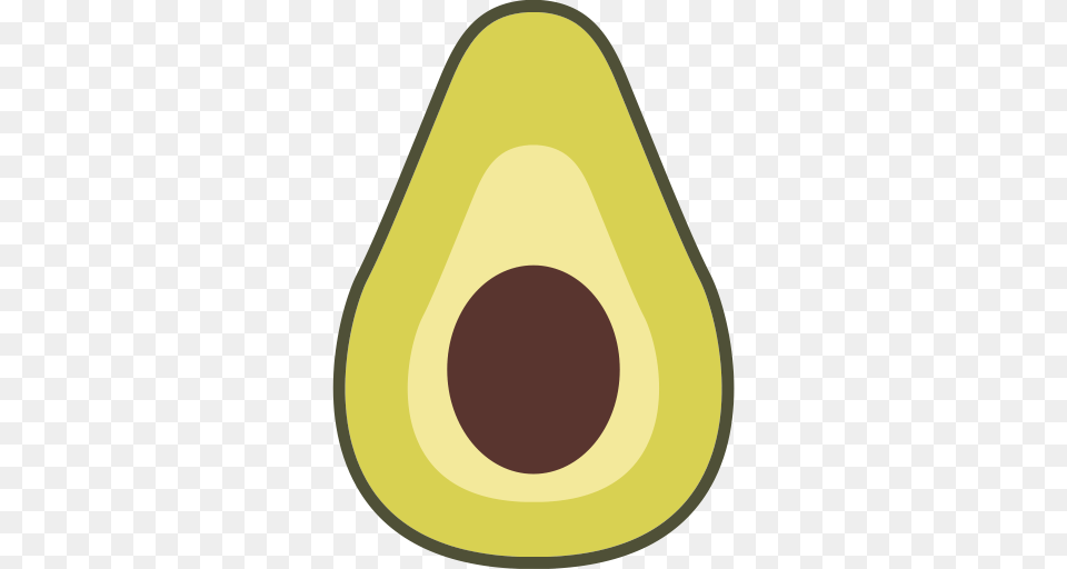 Avocado Fruit Icon, Produce, Food, Plant, Outdoors Png