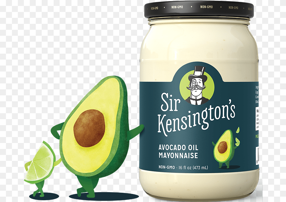 Avocado Oil Mayo Sir Kensington, Food, Fruit, Plant, Produce Free Png Download