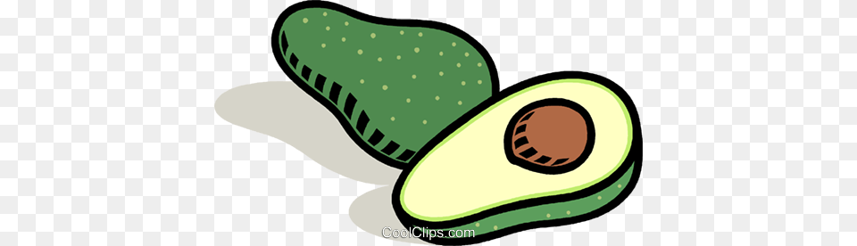 Avocado Royalty Vector Clip Art Illustration, Food, Fruit, Plant, Produce Png