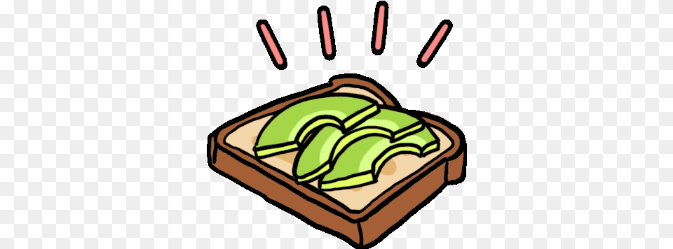 Avocado Toast Gif Avocado Toast Ew Discover U0026 Share Gifs Animated Avocado Toast Gif, Food, Fruit, Plant, Produce Png
