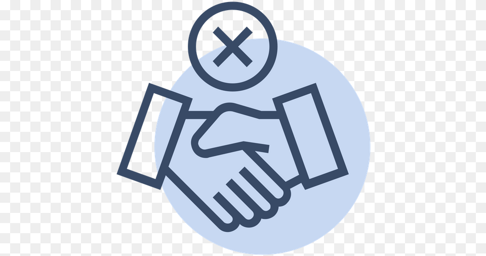 Avoid Handshake Icon Of Line Style Avoid Handshake Icon, Body Part, Hand, Person Free Png Download