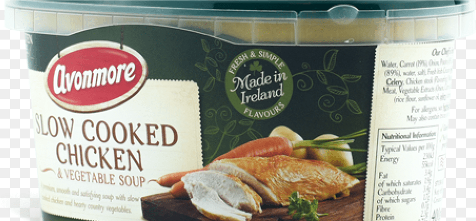 Avonmore Soup Slow Cooked Chicken, Food, Meal, Fruit, Pear Png Image