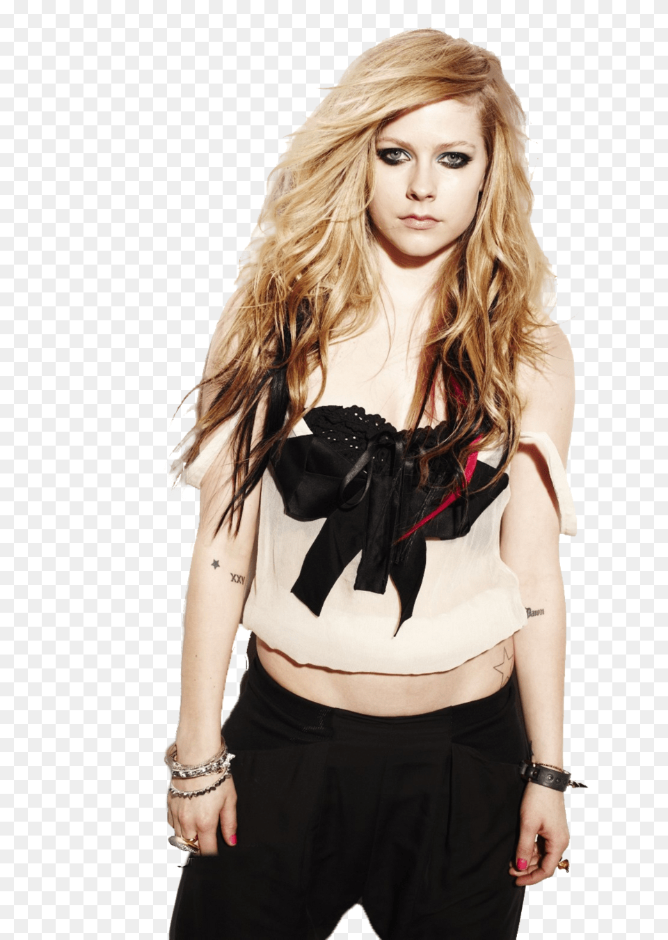 Avril Lavigne, Woman, Hair, Clothing, Person Free Png Download
