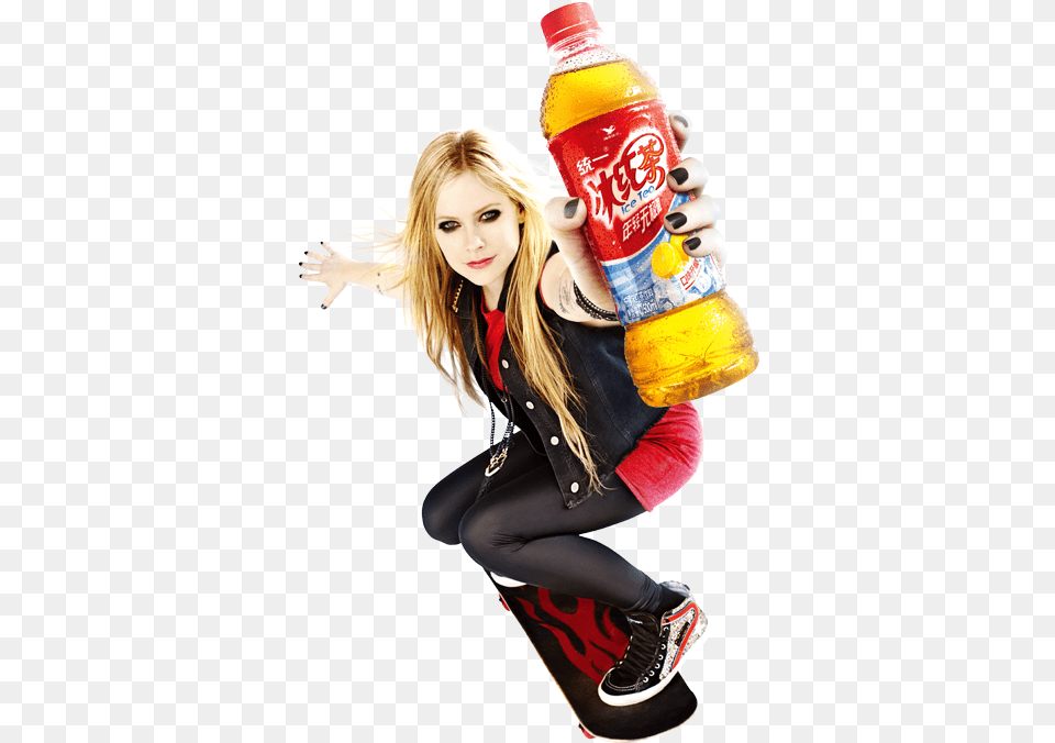 Avril Lavigne 2013 Photoshoot Download Uni President Ice Tea, Adult, Person, Woman, Female Free Transparent Png