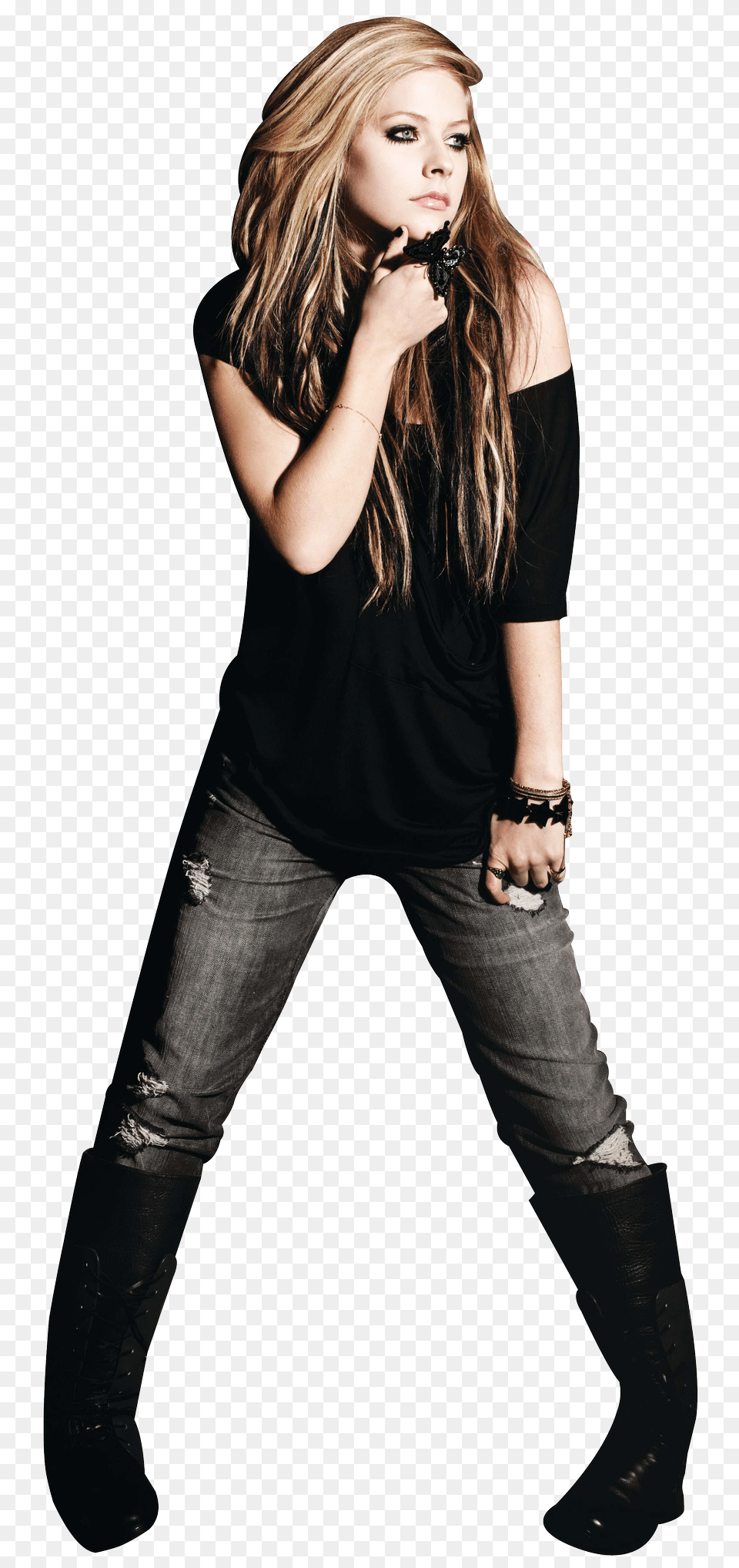 Avril Lavigne, Clothing, Pants, Photography, Head Free Transparent Png