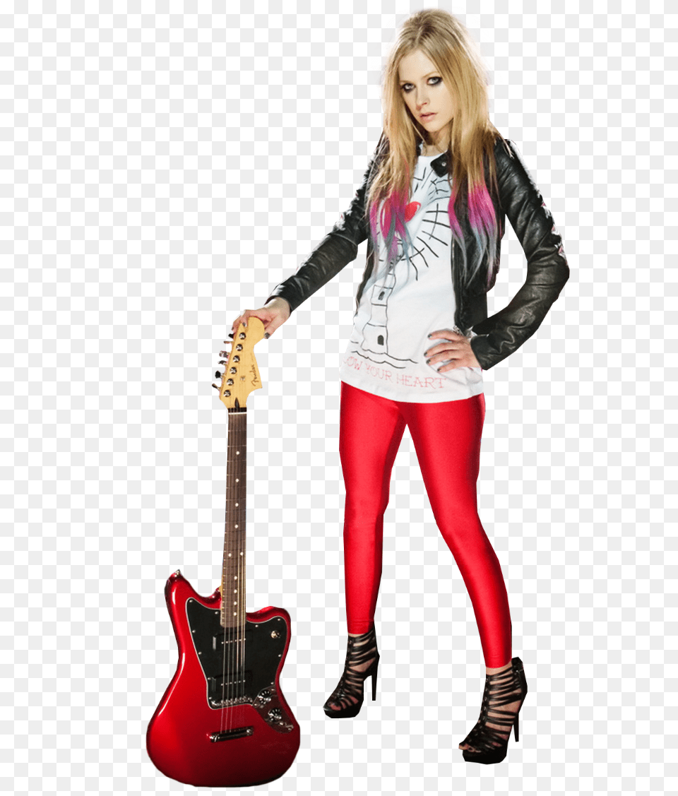 Avril Lavigne, Musical Instrument, Guitar, Teen, Jacket Png