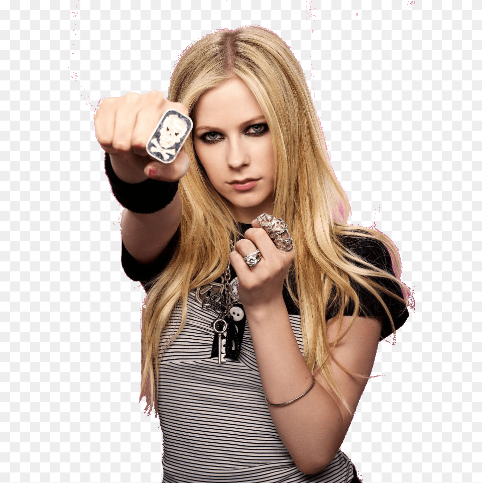 Avril Lavigne, Wristwatch, Person, Hair, Blonde Free Png Download