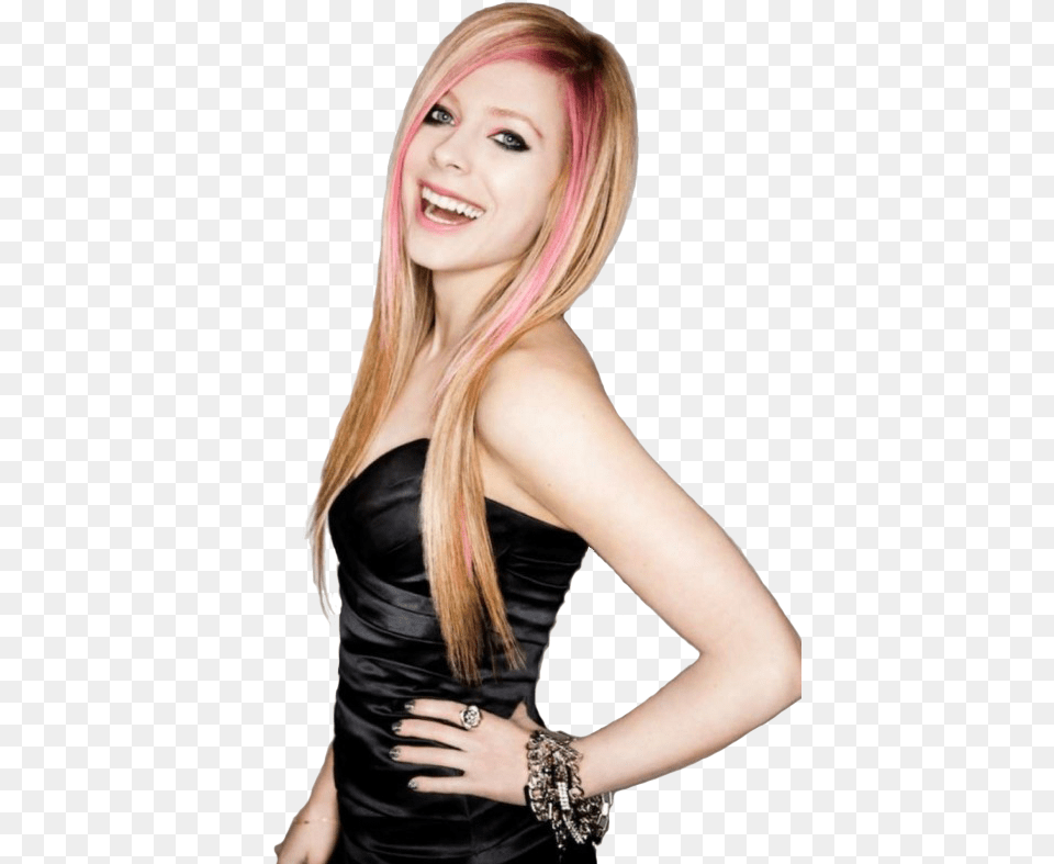 Avril Lavigne Photo For Designing Work Avril Lavigne Pink Streaks, Woman, Smile, Portrait, Photography Free Transparent Png