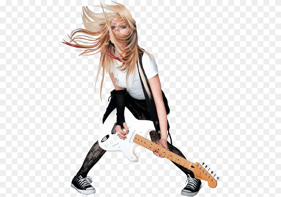 Avril Lavigne Play Telecaster, Adult, Female, Person, Woman Free Transparent Png