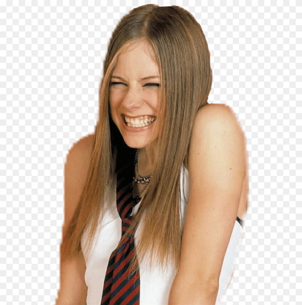 Avril Lavigne Smiling Avril Lavigne 1990 Smile, Accessories, Person, Portrait, Head Free Png