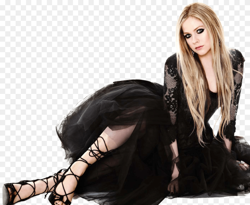 Avril Lavigne Transparent Avril Lavigne Photo Shoots, Formal Wear, Shoe, Clothing, Sandal Png Image