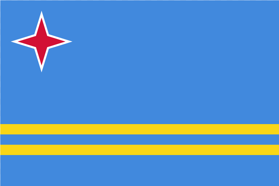 Aw Aruba Flag Icon Aruba Flag, Star Symbol, Symbol Free Png