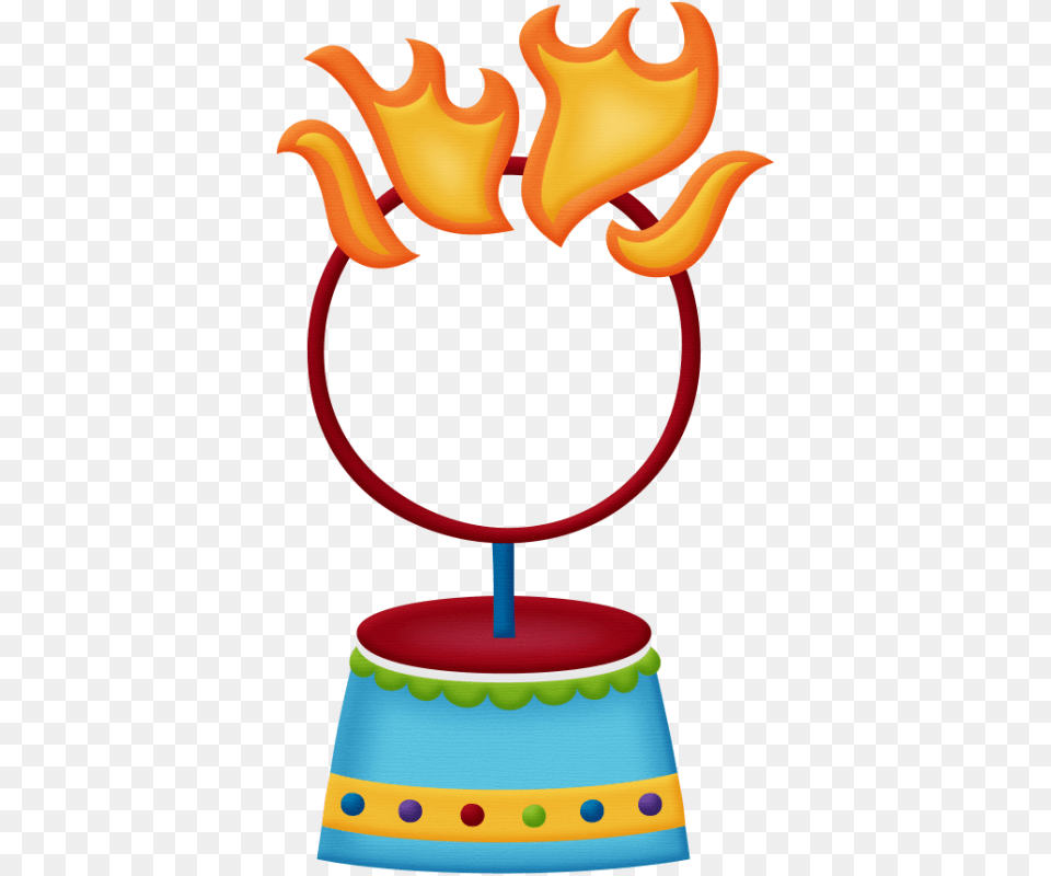 Aw Circus Ring Of Fire The Circus Is Coming, Birthday Cake, Cake, Cream, Dessert Free Png