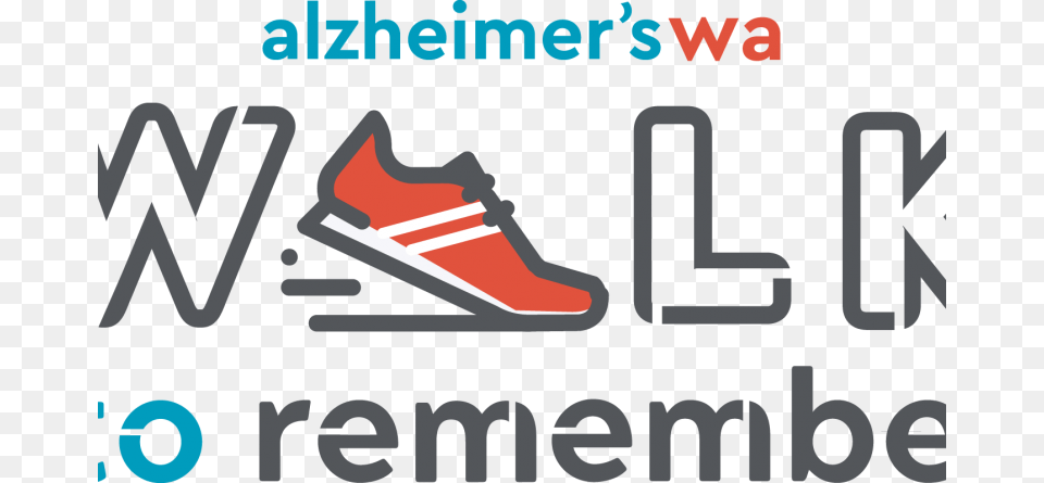 Awa Walk To Remember Alzheimer39s Wa Logo, Clothing, Footwear, Shoe, Sneaker Free Png