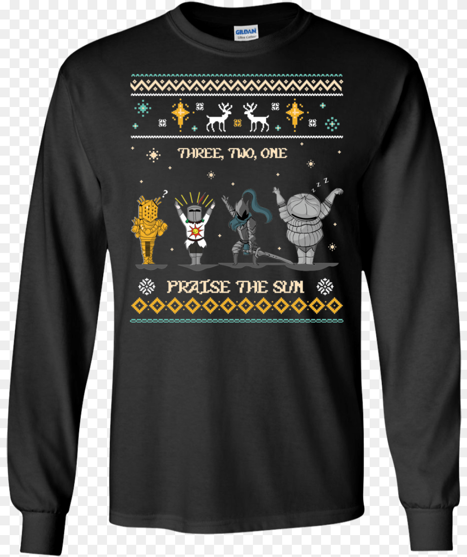 Awaiting Product Image Praise The Sun Christmas Sweater, Clothing, T-shirt, Sleeve, Long Sleeve Free Transparent Png