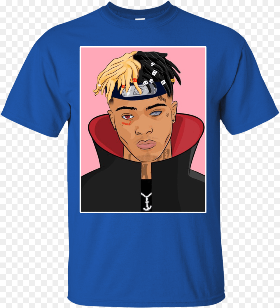 Awaiting Product Xxxtentacion Sharingan Rinnegan, T-shirt, Clothing, Person, Man Free Png Download