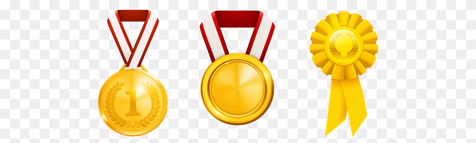 Award, Gold, Gold Medal, Trophy Free Png