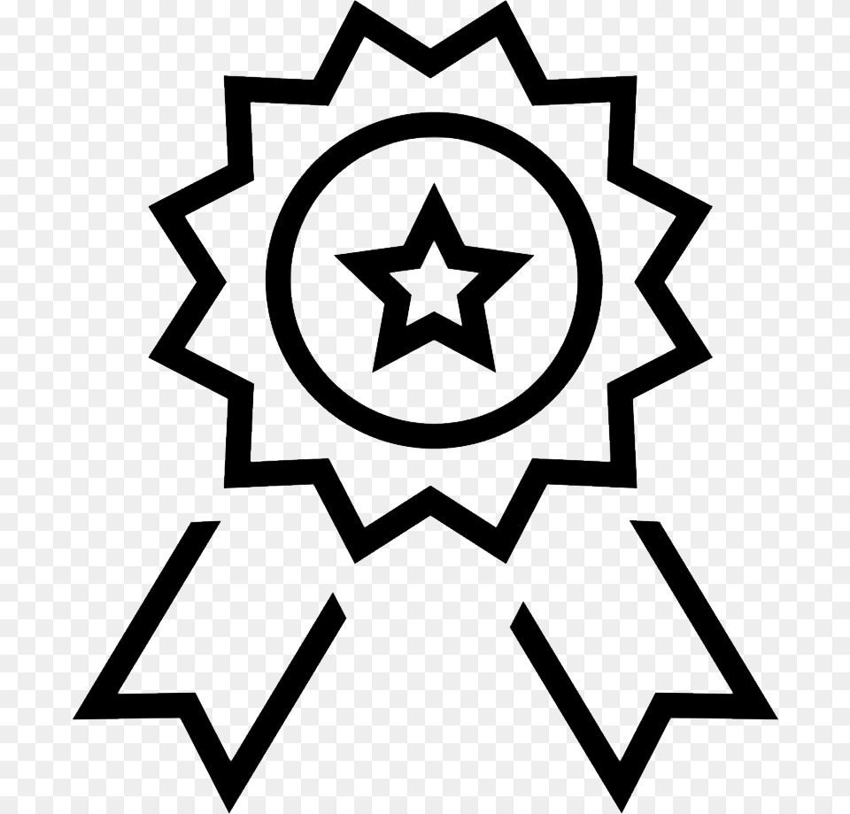 Award, Star Symbol, Symbol, Dynamite, Weapon Png Image