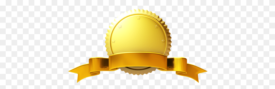 Award, Gold, Clothing, Hat, Hardhat Png Image