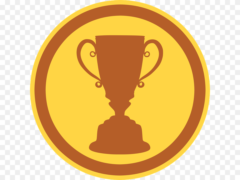 Award Cup Icon Win Medal Success Sign Scalable Vector Graphics, Trophy, Beverage, Coffee, Coffee Cup Free Png