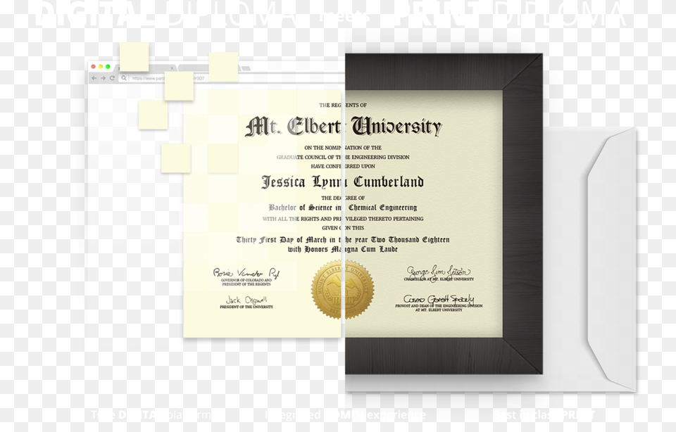 Award Diplomaprint Graphic Award Parchment, Text, Diploma, Document Free Png Download