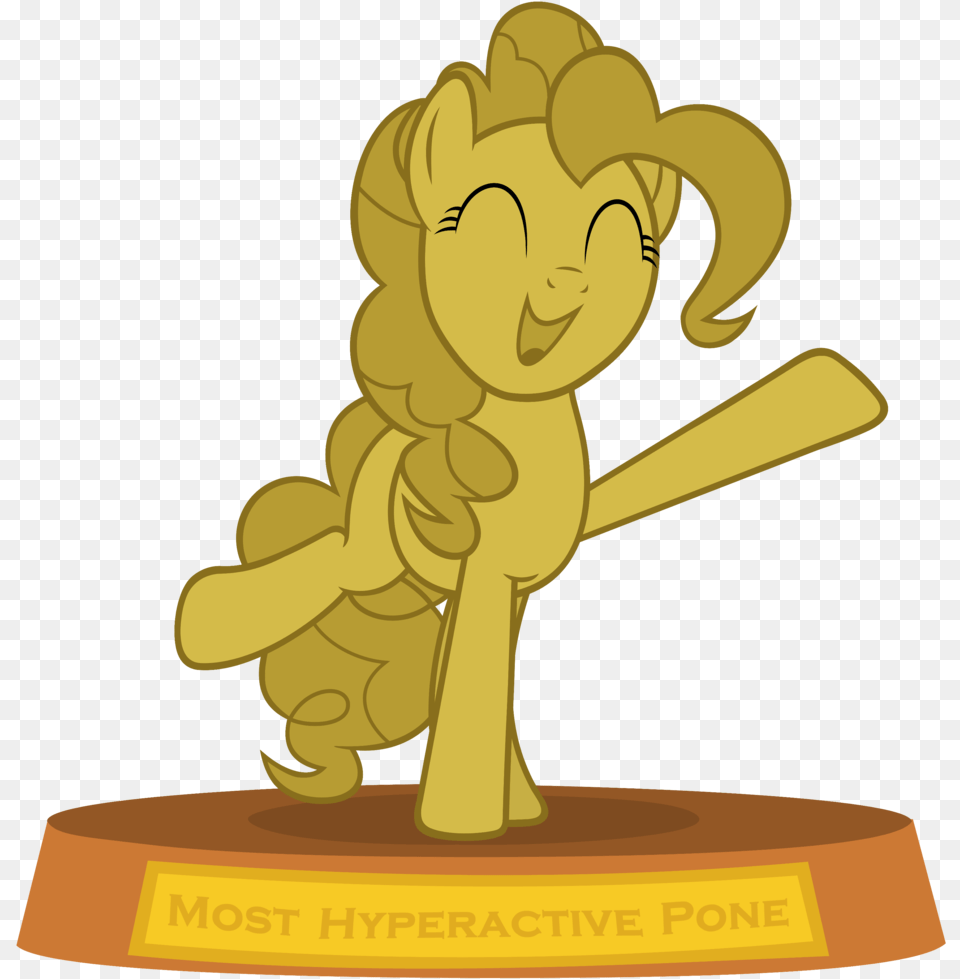 Award Excited Pinkie Pie Pone Safe Simple My Little Pony Trophy, Face, Head, Person Free Transparent Png