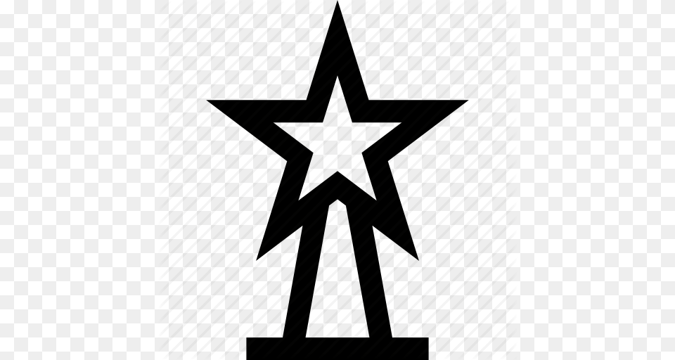 Award Famouse Hollywood Oscars Star Icon, Star Symbol, Symbol Free Png