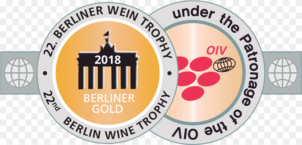 Award Gold Berliner 2018 Circle, Badge, Logo, Symbol, Disk Free Png