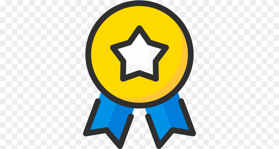 Award Medal Ribbon Star Trophy Win Google Maps Star Icon, Star Symbol, Symbol, Logo Free Transparent Png