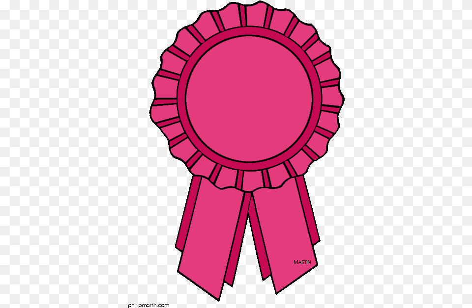 Award Ribbon Clipart Pink Clip Art Library Clipart Pink Rosette, Badge, Logo, Symbol, Gold Png Image