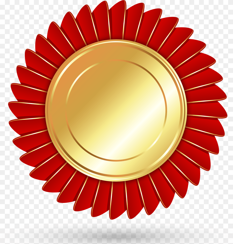 Award Ribbon Transparent Saw Blade, Gold Png Image