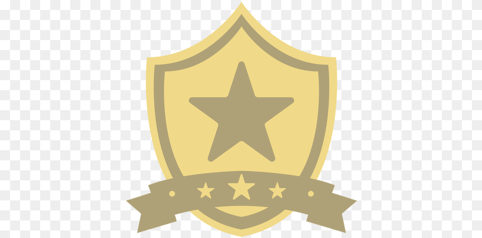 Award Shield Star First Flat Transparent U0026 Svg Vector File Stage 6 Logo Transparent, Symbol, Armor, Badge, Star Symbol Png Image