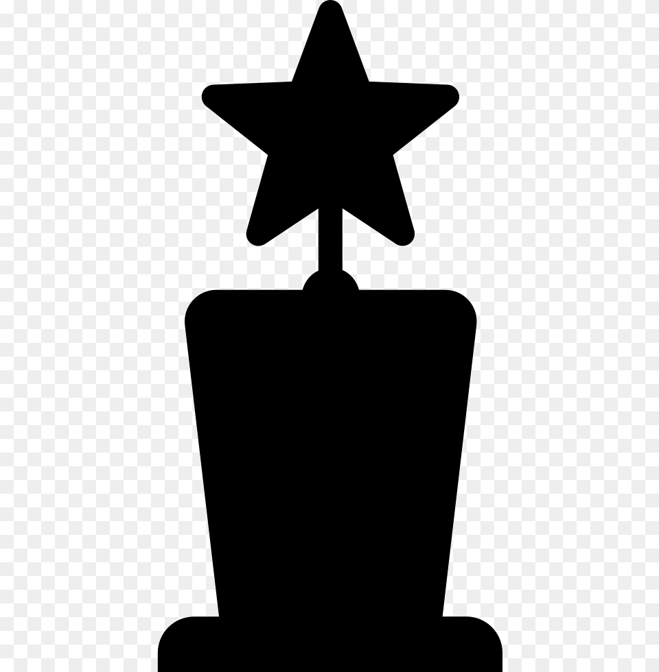 Award Star Trophy Shape Comments, Symbol, Star Symbol, Cross, Silhouette Png