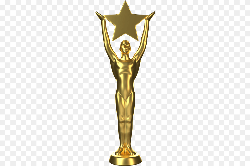 Award Statue Young Artist Award, Trophy, Adult, Female, Person Png Image