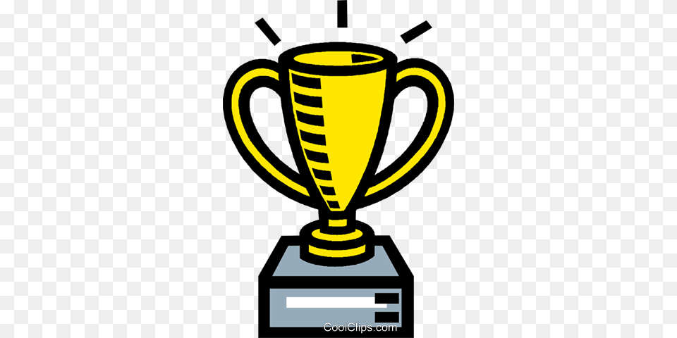 Award Trophy Cup Royalty Vector Clip Art Illustration, Bottle, Shaker Free Transparent Png