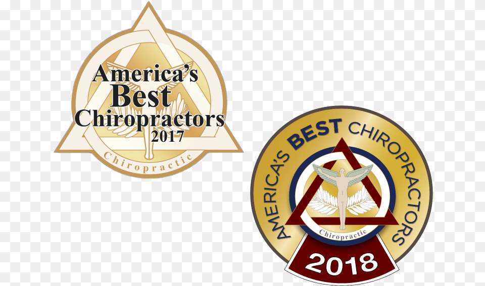 Awarded America39s Best Chiropractors 2017 Amp Americas Best Chiropractors, Badge, Logo, Symbol, Gold Png Image