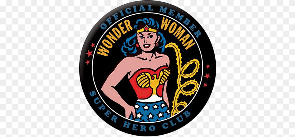 Awards And Affiliates Wonder Woman Vintage, Emblem, Symbol, Logo, Person Png Image
