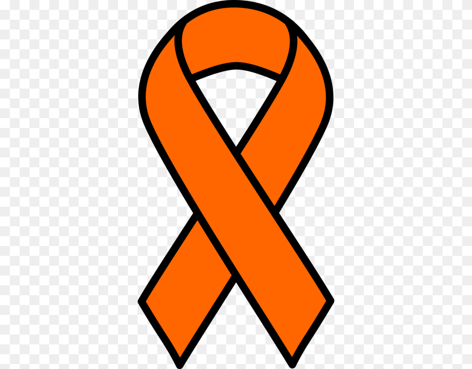 Awareness Ribbon Leukemia Orange Ribbon Cancer, Alphabet, Ampersand, Symbol, Text Png